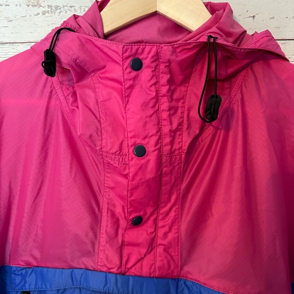 Patagonia Womens Size Medium 1/4 Jacket Long Sleeve Pink & Blue Adjustable Cuffs - Picture 6 of 8